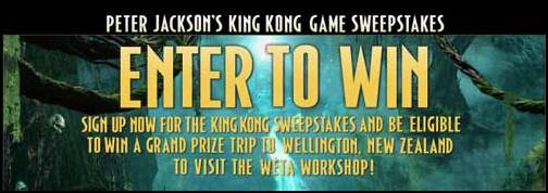 Peter Jackson's King Kong Contest